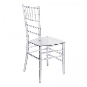 Καρέκλα Tiffany διάφανο pc 38.5x46x88εκ