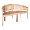 Παγκάκι τριθέσιο Coren φυσικό teak ξύλο 150x61x87εκ Παγκάκι τριθέσιο Coren φυσικό teak ξύλο 150x61x87εκ
