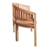 Παγκάκι τριθέσιο Coren φυσικό teak ξύλο 150x61x87εκ Παγκάκι τριθέσιο Coren φυσικό teak ξύλο 150x61x87εκ