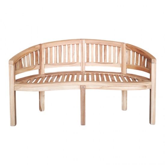 Παγκάκι τριθέσιο Coren φυσικό teak ξύλο 150x61x87εκ Παγκάκι τριθέσιο Coren φυσικό teak ξύλο 150x61x87εκ