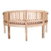 Παγκάκι τριθέσιο Coren φυσικό teak ξύλο 150x61x87εκ Παγκάκι τριθέσιο Coren φυσικό teak ξύλο 150x61x87εκ