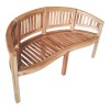 Παγκάκι τριθέσιο Coren φυσικό teak ξύλο 150x61x87εκ Παγκάκι τριθέσιο Coren φυσικό teak ξύλο 150x61x87εκ