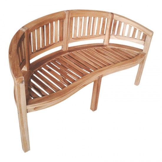 Παγκάκι τριθέσιο Coren φυσικό teak ξύλο 150x61x87εκ Παγκάκι τριθέσιο Coren φυσικό teak ξύλο 150x61x87εκ