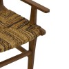 Πολυθρόνα Refane φυσικό teak ξύλο-banana σχοινί 55x60x85εκ