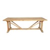 Τραπέζι Smarious teak ξύλο σε φυσική απόχρωση 250x100x78εκ Τραπέζι Smarious teak ξύλο σε φυσική απόχρωση 250x100x78εκ