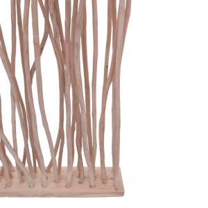 Επιτραπέζιο διακοσμητικό Barbin teak ξύλο σε φυσική απόχρωση 120x200x25εκ