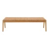 Πολυμορφικός καναπές-παγκάκι Jey teak ξύλο σε φυσική απόχρωση 150x57.5x80εκ