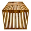 Τραπέζι Marlin teak ξύλο σε φυσική απόχρωση 100x50x45εκ Τραπέζι Marlin teak ξύλο σε φυσική απόχρωση 100x50x45εκ