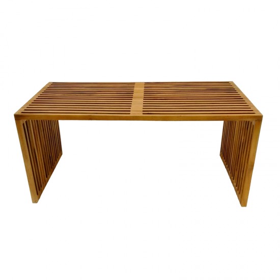 Τραπέζι Marlin teak ξύλο σε φυσική απόχρωση 100x50x45εκ Τραπέζι Marlin teak ξύλο σε φυσική απόχρωση 100x50x45εκ