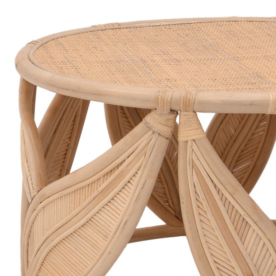 Σαλόνι Ytrone-Siderty σετ 2τεμ rattan σε φυσική απόχρωση