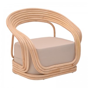 Σαλόνι Radictive-Siderty σετ 3τεμ rattan σε φυσική απόχρωση