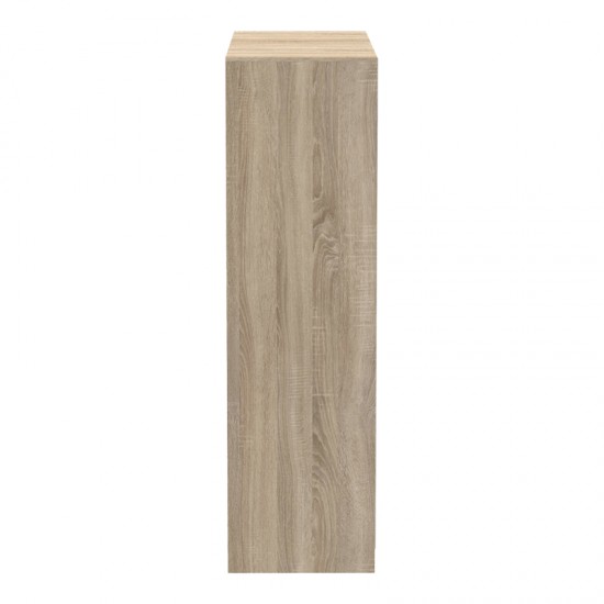 Ντουλάπα δίφυλλη συρόμενη με καθρέφτη Korredor Ι σε sonoma απόχρωση 160x60x220εκ