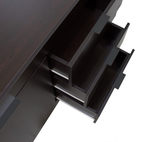 Μπουφές Doha σε wenge απόχρωση 180x45x80.5εκ
