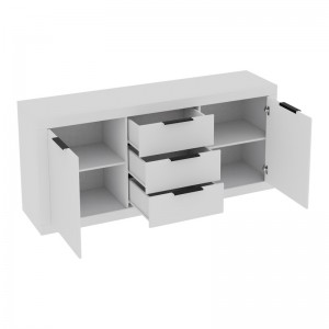 Μπουφές Doha σε λευκή απόχρωση 180x45x80.5εκ