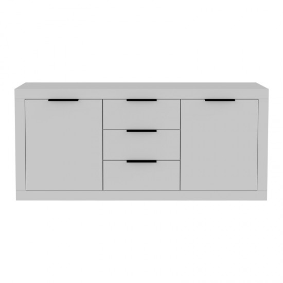 Μπουφές Doha pakoworld σε λευκή απόχρωση 180x45x80.5εκ