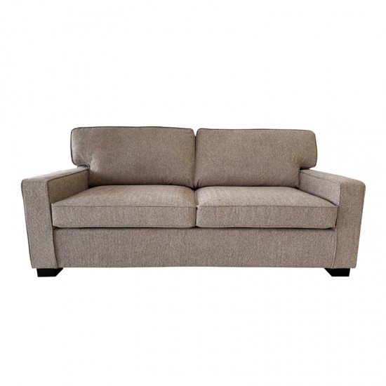 Καναπές-κρεβάτι διθέσιος Polaris ύφασμα σε μπεζ απόχρωση181x91x83εκ