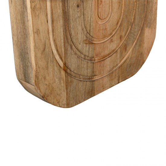 Τραπέζι σαλονιού Kane μασίφ ξύλο ακακίας σε φυσική απόχρωση 110x72x38εκ