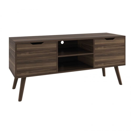 ALINA Έπιπλο TV Απόχρωση Καρυδί 120x38x58cm