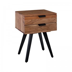 ANKO ΚΟΜΟΔΙΝΟ ΑΠΟ ΜΕΤΑΛΛΟ & ΑΚΑΚΙΑ  47x35x65cm 