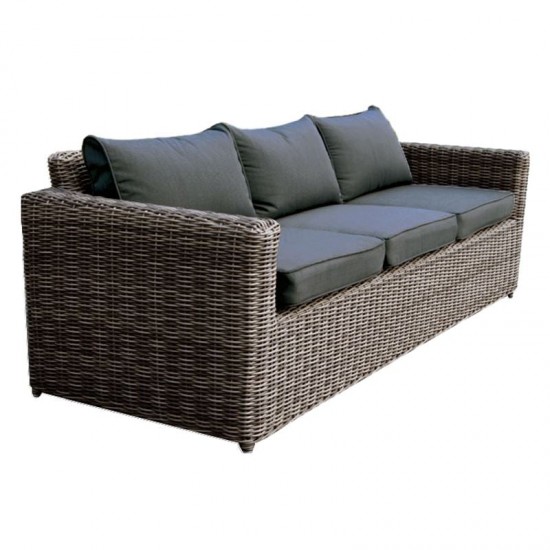 ARIZONA 3ΘΕΣΙΟΣ ΚΑΝΑΠΕΣ WICKER GREY, BROWN