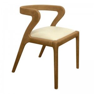 AVERY Καρέκλα Τραπεζαρίας, Απόχρωση Φυσικό, Pu Εκρού 50x59x72cm