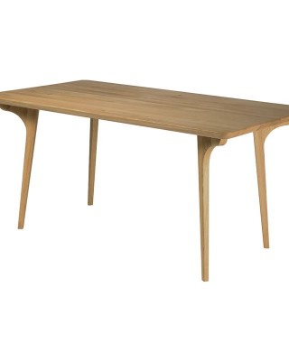 AVERY Τραπέζι Τραπεζαρίας, Απόχρωση Φυσικό 150x90x75cm