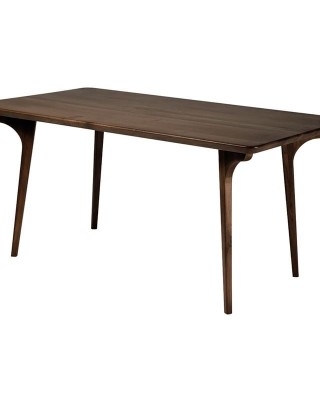 AVERY Τραπέζι Τραπεζαρίας, Απόχρωση Καρυδί 150x90x75cm