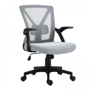 BF2130 ΠΟΛΥΘΡΟΝΑ ΓΡΑΦΕΙΟΥ- ΑΝΑΚΛΙΝΟΜΕΝΑ ΜΠΡΑΤΣΑ-MESH ΓΚΡΙ 