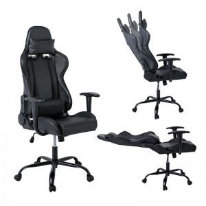 GAMING/MANAGER ΠΟΛΥΘΡΟΝΑ PU ΜΑΥΡΟ 