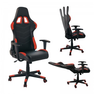 BF9150 GAMING ΠΟΛΥΘΡΟΝΑ ΔΙΕΥΘΥΝΤΗ PVC ΜΑΥΡΟ, ΚΟΚΚΙΝΟ 