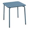 BRIO Slat Τραπέζι Κήπου - Βεράντας, Μέταλλο Βαφή Sandy Blue 5415C 70x70x73cm
