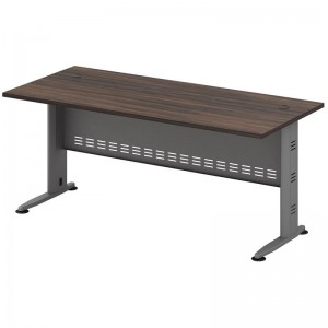 COMPACT Γραφείο Απόχρωση Γκρι - Σκούρο Καρυδί 150x80x75cm