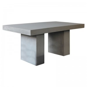 CONCRETE ΤΡΑΠΕΖΙ CEMENT GREY  160x90cm 