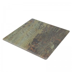 Contract Sliq Supreme, Επιφάνεια Τραπεζιού,70x70cm Απόχρωση Canyon P.Metal