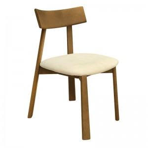 CORNEL Καρέκλα Τραπεζαρίας, Απόχρωση Φυσικό, Pu Εκρού 48x54x82cm