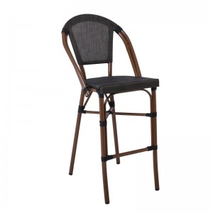 COSTA ΣΚΑΜΠΟ BAR ΑΛΟΥΜΙΝΙΟ ΚΑΡΥΔΙ, TEXTILENE ΜΑΥΡΟ