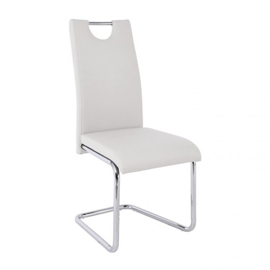 CROFT ΚΑΡΕΚΛΑ ΧΡΩΜΙΟ, PU ΑΣΠΡΟ