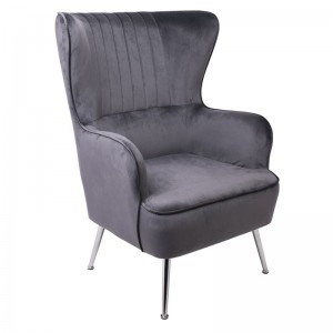 CROMA ΠΟΛΥΘΡΟΝΑ ΥΦΑΣΜΑ VELURE ΓΚΡΙ