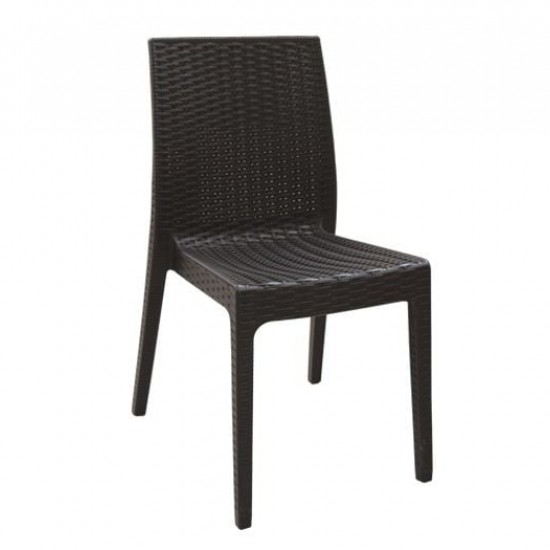 DAFNE ΚΑΡΕΚΛΑ ΠΛΑΣΤΙΚΗ ΚΑΦΕ (Rattan Look)