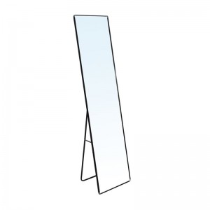 DAYTON MAX Καθρέπτης Δαπέδου - Τοίχου Αλουμίνιο, Απόχρωση Μαύρο 60x33x180cm