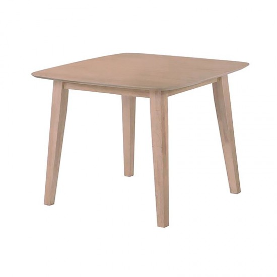 DOM Τραπέζι, Mdf Απόχρωση Oak 90x90x74cm