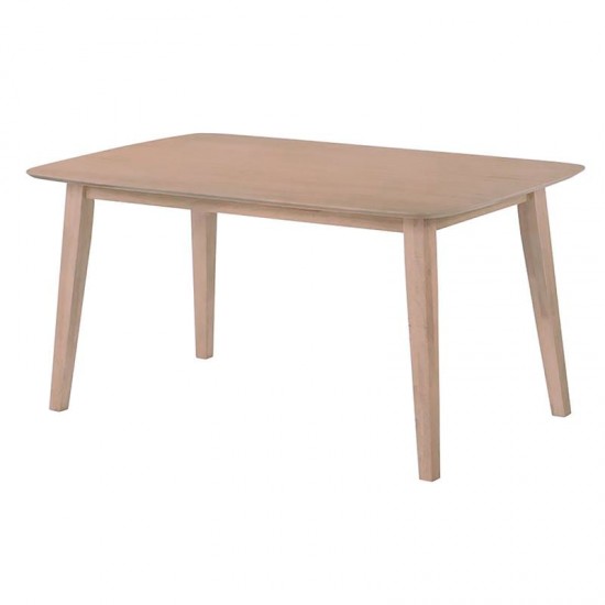 DOM Τραπέζι Τραπεζαρίας, Mdf Απόχρωση Oak 80x120x74cm