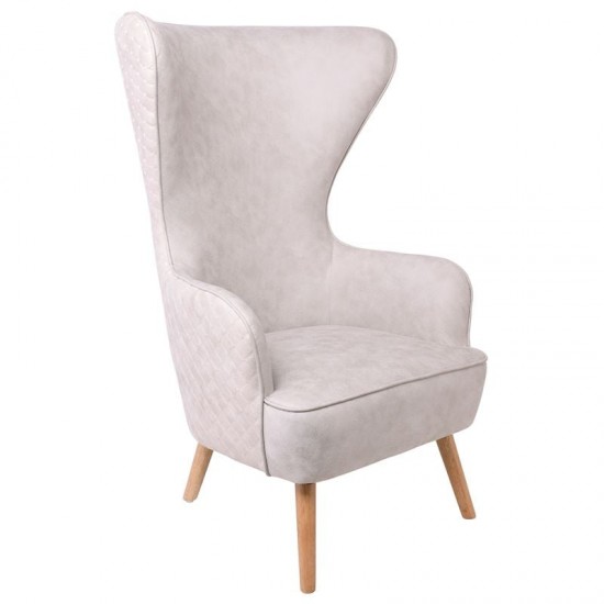 DOVELA ΠΟΛΥΘΡΟΝΑ ΥΦΑΣΜΑ ΕΚΡΟΥ  77x82x120cm