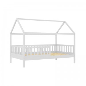 DREAM Montessori Παιδικό Κρεβάτι, για Στρώμα 90x190cm, Ξύλο Πεύκου Απόχρωση Άσπρο 97x197x129cm DREAM Montessori Παιδικό Κρεβάτι, για Στρώμα 90x190cm, Ξύλο Πεύκου Απόχρωση Άσπρο 97x197x129cm