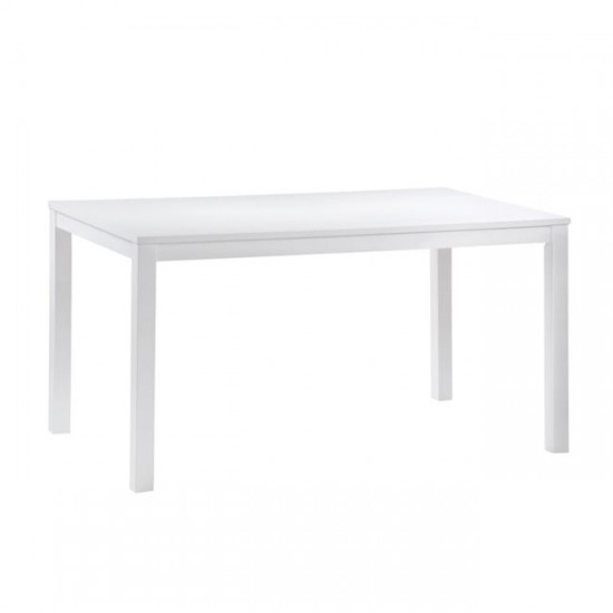 NATURALE Τραπέζι 80x120cm Mdf Άσπρο