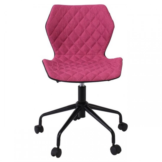 DAVID ΚΑΡΕΚΛΑ ΓΡΑΦΕΙΟΥ PU ΜΑΥΡΟ, ΥΦΑΣΜΑ ΡΟΔΙ