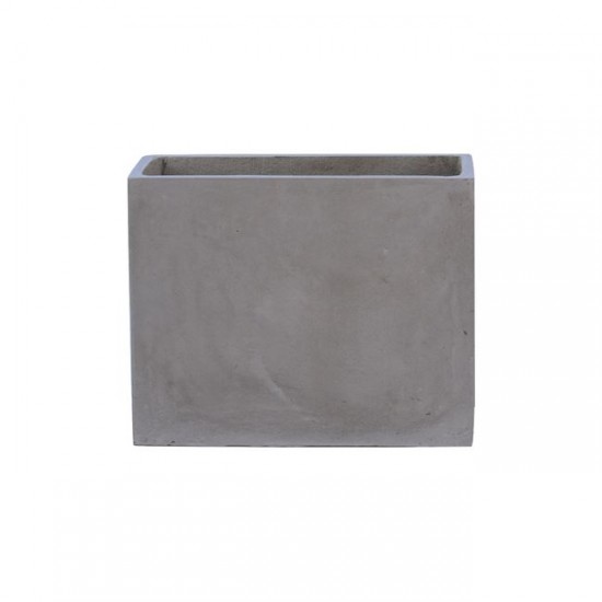 FLOWER POT-2 Cement Grey 50x20x40cm