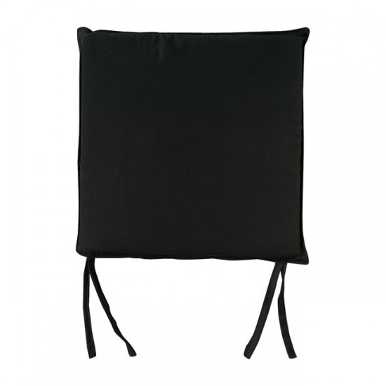 SALSA Μαξιλάρι καρέκλας (3cm) Μαύρο 43x44x3cm
