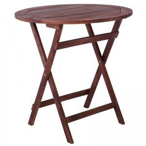 EASY Τραπέζι Πτυσσόμενο Ξύλο Acacia 70x70x70cm