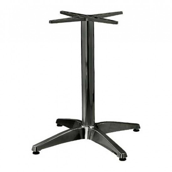 FACTORY Βάση Τραπεζιού Αλουμίνιο Απόχρωση Ανθρακί 66x66xH69cm